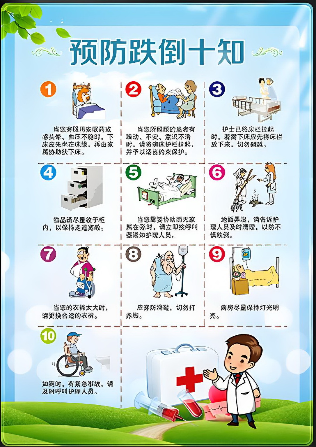 预防跌倒10知道
